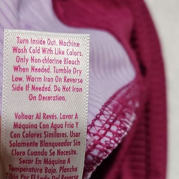 Justice Leggings For Girls Size Medium (10) Color Raspberry Radiance  [ - Picture 13 of 16